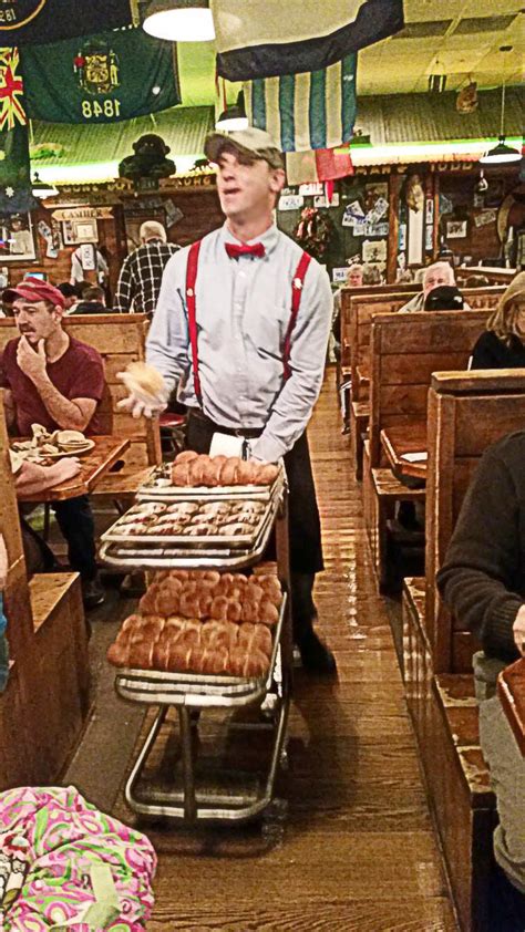 Home of throwed rolls - We stand outside among a small group of tourists, ready to eat ourselves into type II diabetes. For the unbaptized, Lambert’s is home of the throwed roll. The restaurant’s gimmick is simple. Throughout your dining experience, a guy frequently comes out of the kitchen, carrying a cart of hot yeast …